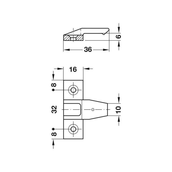 Imagem de Kit Conector Keku Para Junção De Painéis Nichos E Mdf Hafele