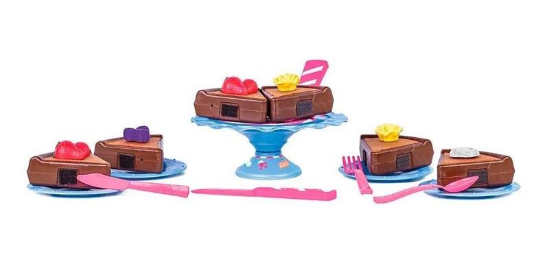 Imagem de Kit Confeitaria Da Barbie Bolo Comidinha Brinquedo Comida