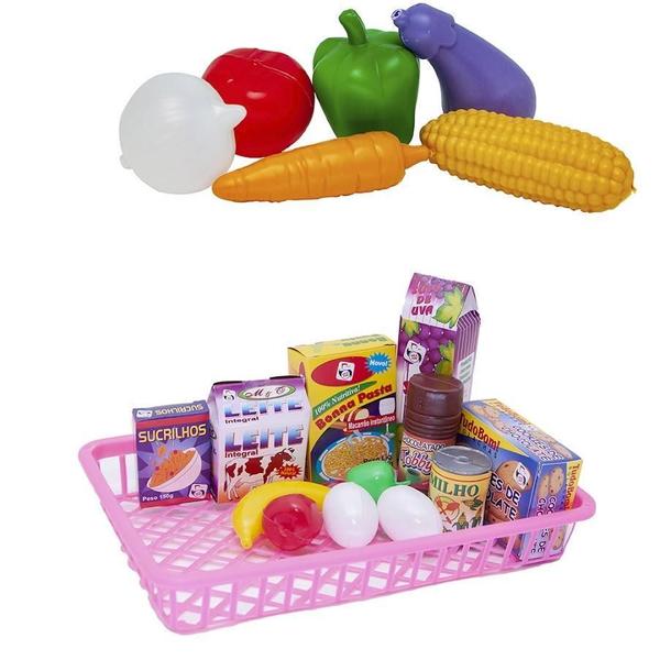 Kit Confeitaria Infantil Eletro Fogão Potes Batedeira 65Pç - Altimar Imagem de Kit Confeitaria Infantil Eletro Fogão Potes Batedeira 65Pç