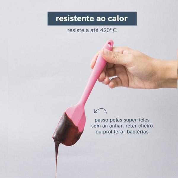 Imagem de Kit Confeiteiro com Utensílios E Formas Rosa - 6 pçs Oikos