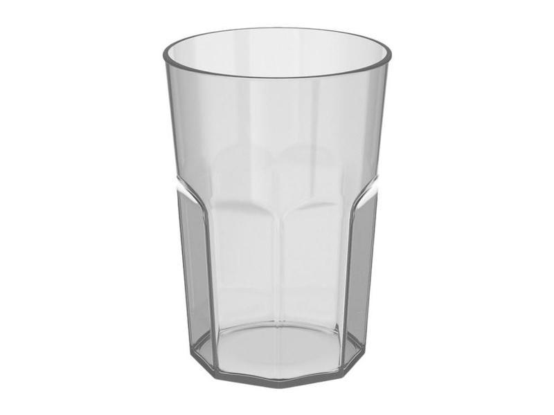 Imagem de Kit Conj 4 Copos Bebida Drink Suco Água Transparente Cristal 400ml Servir Mesa Posta Eventos Aniversários Festas