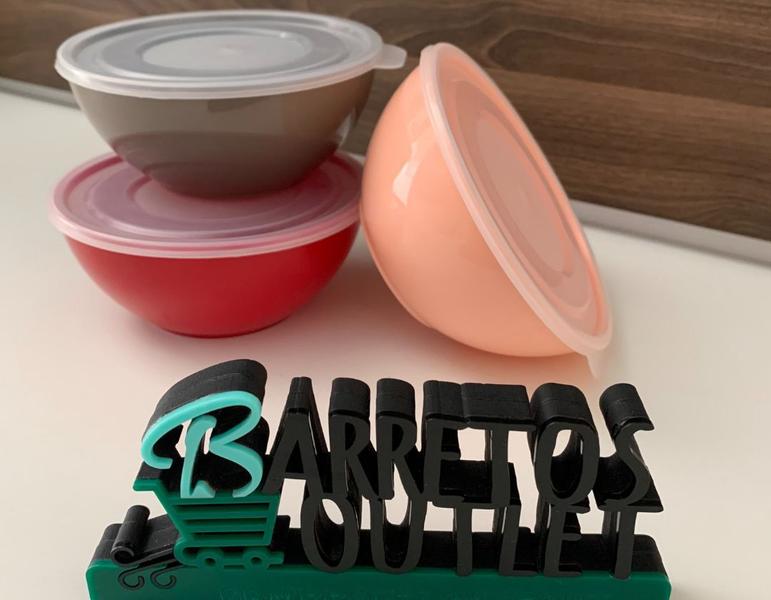 Kit Conjunto 03 Potes Viena de 400ml Acompanha Tampa Plástica total 1200ml - Utility Imagem de Kit Conjunto 03 Potes Viena de 400ml Acompanha Tampa Plástica total 1200ml