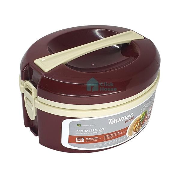 Kit Conjunto 3 Pratos Marmitas Térmicas Tampa Hermética Pratik 1 2 e 3 Divisórias Verde Bordô 1,5l - TAUMER Imagem de Kit Conjunto 3 Pratos Marmitas Térmicas Tampa Hermética Pratik 1 2 e 3 Divisórias Verde Bordô 1,5l
