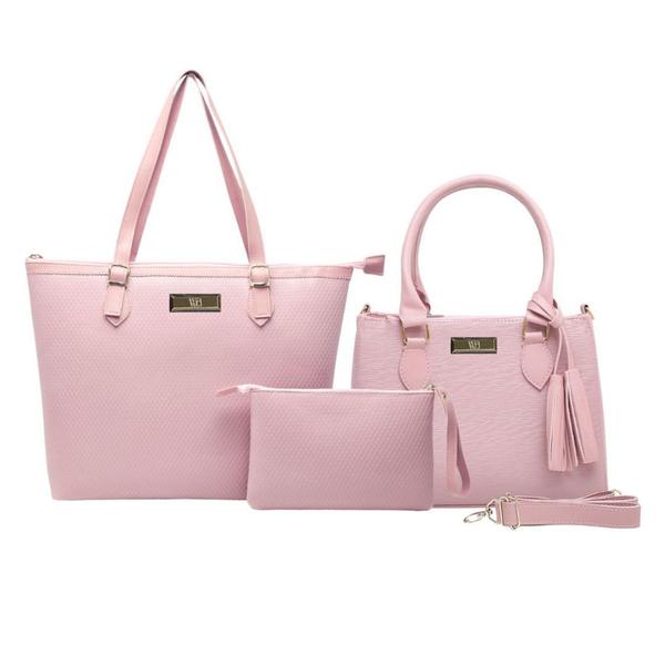 Imagem de Kit Conjunto Bolsas Feminina Pç Lindas Willibags