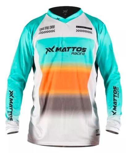 Imagem de Kit Conjunto Calça + Camisa Mattos Feminino Trilha Motocross