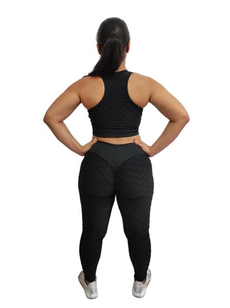 Imagem de Kit Conjunto Calça e Top Legging Regata Roupas de Academia