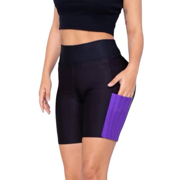 Imagem de Kit Conjunto Camiseta Blusinha DRY + Short Leg Legging COM BOLSOS Corrida Academia Fitness 636