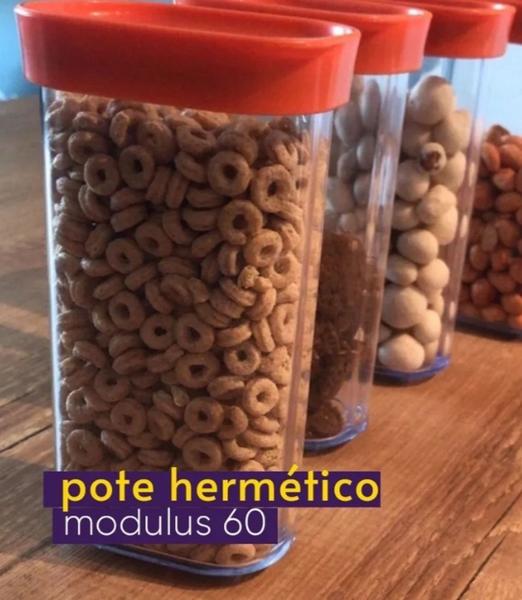 Imagem de Kit Conjunto De 02 Potes Herméticos Mantimentos Helsim