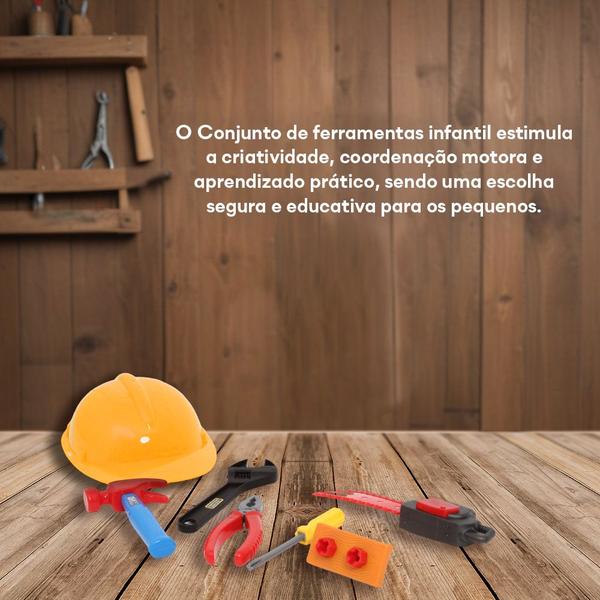 Imagem de Kit Conjunto de  Ferramentas de Brinquedo Vários Acessórios