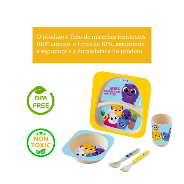 Imagem de Kit Conjunto Refeição Bolofofos C/ 5 Peças Tá na Hora do Papá Alimentação - Zoop