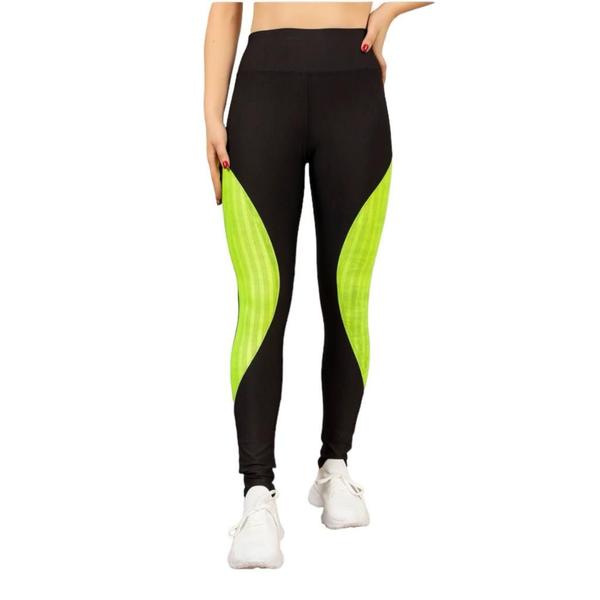 Imagem de KIT conjunto TOP ALÇA MÉDIA bojo + CALÇA LEGGING REDINHA Feminino Academia Corrida Fitness 700