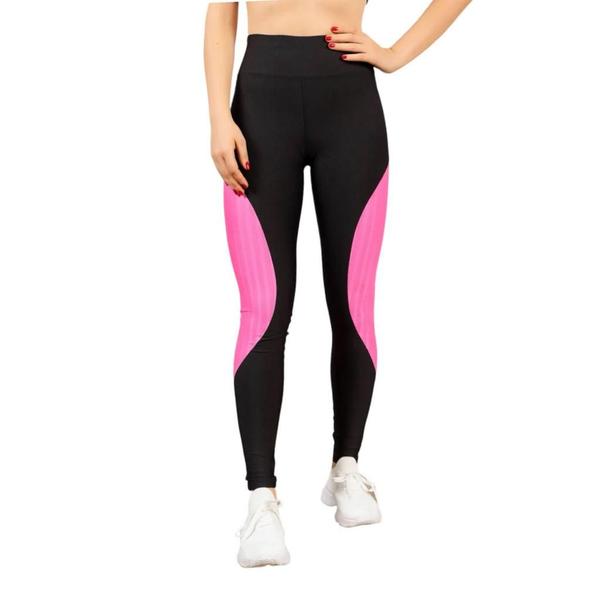 Imagem de KIT conjunto TOP ALÇA MÉDIA bojo + CALÇA LEGGING REDINHA Feminino Academia Corrida Fitness 700