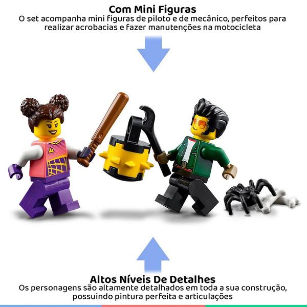 Imagem de Kit Construção Parque De Acrobacias 170 Peças 60293 - Lego City