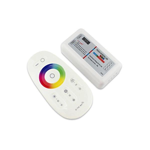 Imagem de Kit Controladora Controle Remoto Sem Fio Rgb Colorido Touch