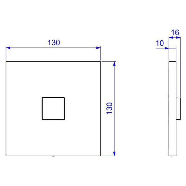 Imagem de Kit Conversor Deca Slim Gold 1/2" 4916.GL.SLM.MT 