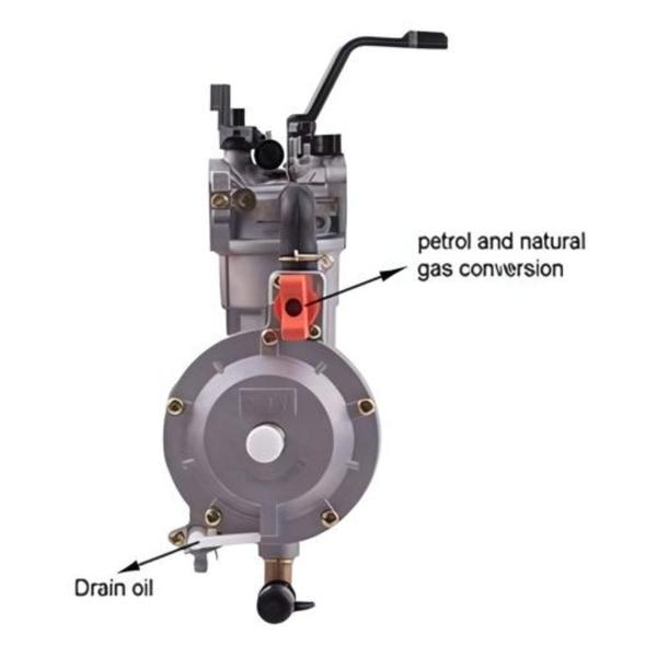 Imagem de Kit Conversor Lpg 168 - 2 Em 1 Para Gerador Elétrico Gasolina Gás