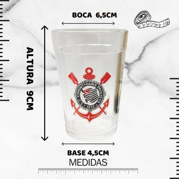 Kit Copo Americano Vidro 190ml Tradicional + Caneca Gel 300ml Térmico Chopp Cerveja Corinthians - BRASFOOT Imagem de Kit Copo Americano Vidro 190ml Tradicional + Caneca Gel 300ml Térmico Chopp Cerveja Corinthians