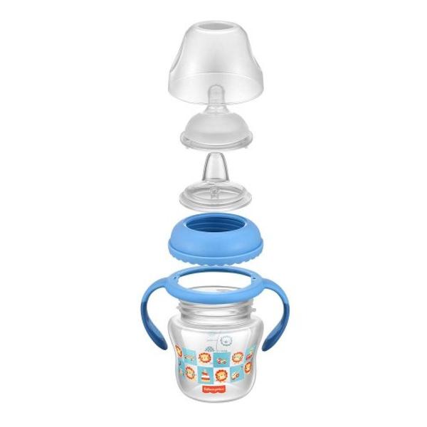 Imagem de Kit Copo de Transição 150ml azul + Copo de Treinamento 210ml First Moments Fisher Price - BB1055K