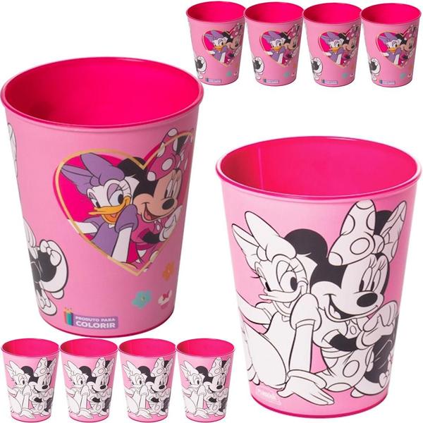 Imagem de Kit Copo Festa Aniversario Lembrança Minnie 320ml 10 Und