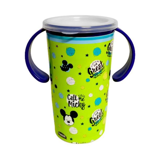 Kit Copo Infantil Bebe Anti Vazamento 360 Treinamento Mickey e Minnie - Plasútil Imagem de Kit Copo Infantil Bebe Anti Vazamento 360 Treinamento Mickey e Minnie