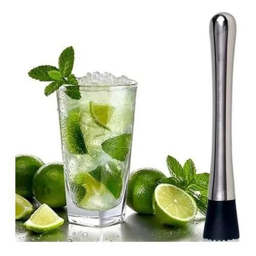 Imagem de Kit Coqueteleira Dosador Balde 7 Itens Bar Caipirinha Drinks