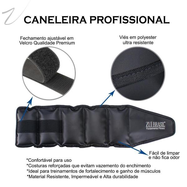 Imagem de Kit Corda Pular Colchonete Profissional E Par Caneleira 3Kg