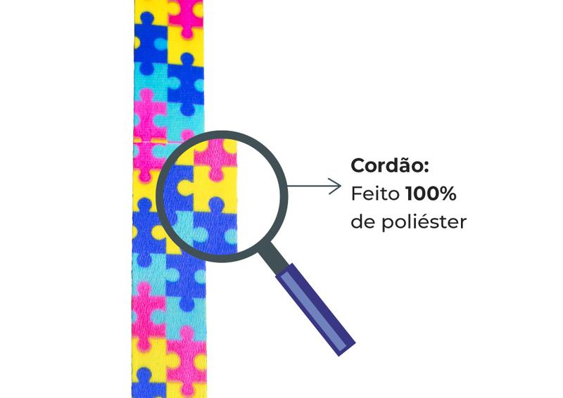 Kit Cordões P/ Autismo, Deficiências Ocultas e TDAH - 12 Un - Portal da 25 Imagem de Kit Cordões P/ Autismo, Deficiências Ocultas e TDAH - 12 Un