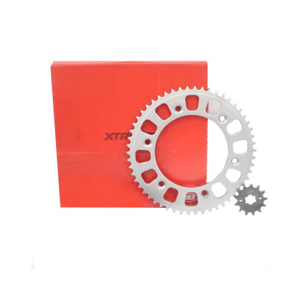 Kit Coroa E Pinhao Honda Nxr Bros 150 05-08 54/13 1045 Vaz Imagem de Kit Coroa E Pinhao Honda Nxr Bros 150 05-08 54/13 1045 Vaz