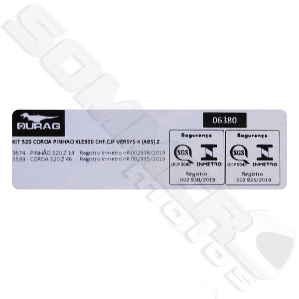 Kit Coroa E Pinhão Kawasaki Kle Versys 300 X 2018/... Durag Imagem de Kit Coroa E Pinhão Kawasaki Kle Versys 300 X 2018/... Durag
