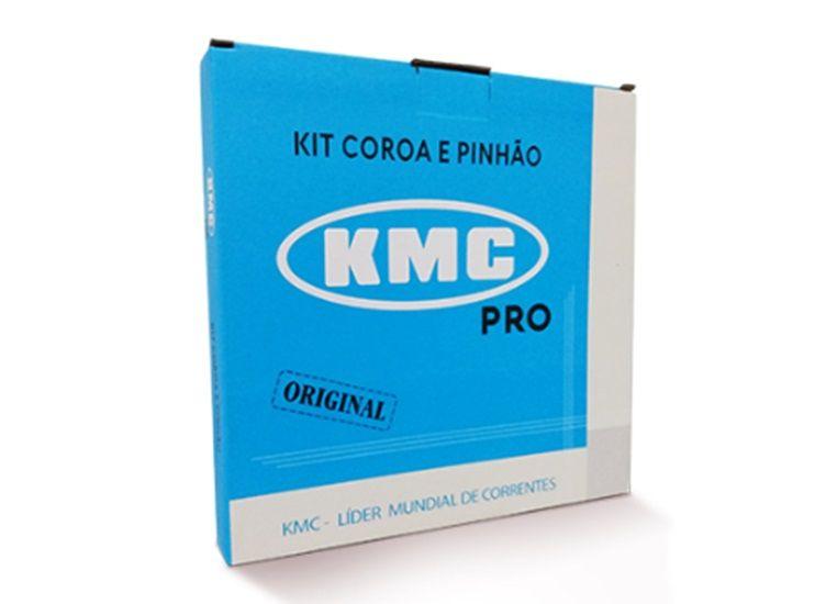 Imagem de Kit Coroa e Pinhão KMC Pro para FAN 125 2009 - Alta Qualidade e Desempenho