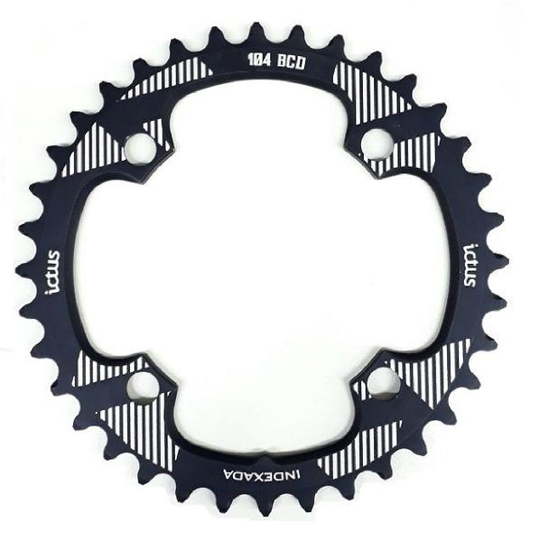 Imagem de Kit Coroa Ictus Index BCD 104 x 64 Compatível Sram Shimano