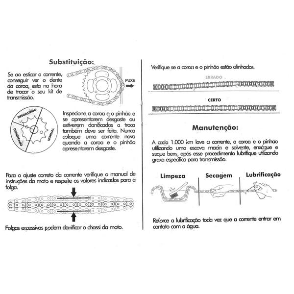 Imagem de Kit Coroa Pinhão Durag Aço Nc 700x 16x43