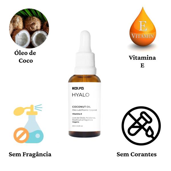 Imagem de Kit Corporal Óleo De Coco Intimo Lubrificante Regiao Intima