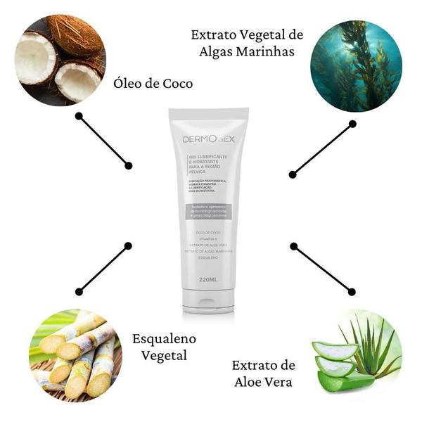 Imagem de Kit Corporal Óleo De Coco Intimo Lubrificante Regiao Intima