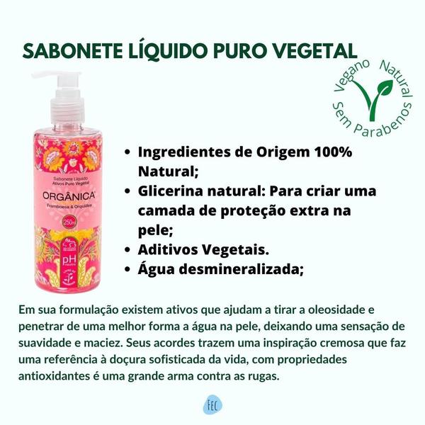 Imagem de Kit Corporal Sabonete e Hidratante Framboesa e Orquídea - Orgânica