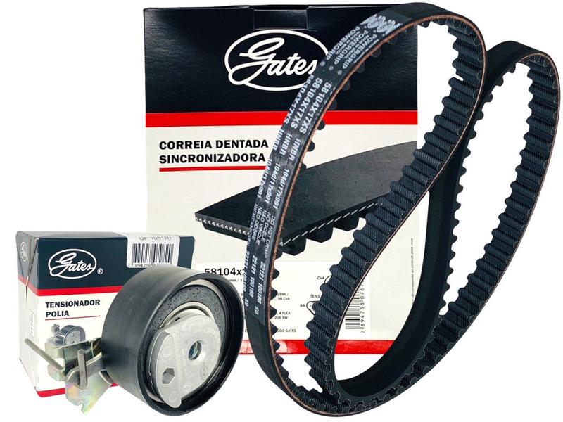 Imagem de Kit Correia Dentada Citroen C3 1.4 1.5 8v Peugeot 206 207 Hoggar 1.4 8v GATES