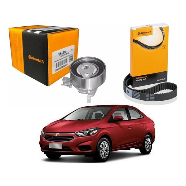 Kit Correia Dentada Tensor Prisma 1.0 1.4 2017 A 2019 - ContiTech Imagem de Kit Correia Dentada Tensor Prisma 1.0 1.4 2017 A 2019