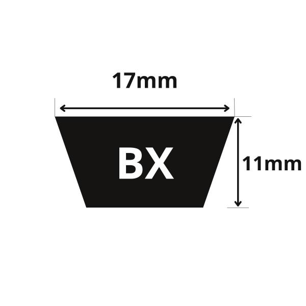 Imagem de Kit Correia Industrial em V Dentada BX-26 Continental (3un)