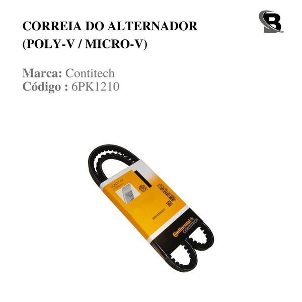 Imagem de Kit Correia Poly-v Alternador Nissan Sentra 2.0 16v 2011