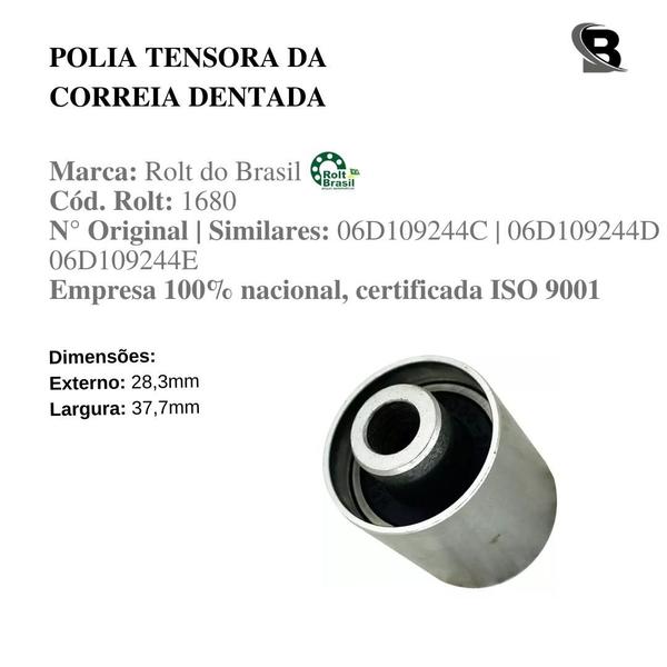 Imagem de Kit Correia Tensor E Polia Audi A4 2.0 16v 2008 À 2013