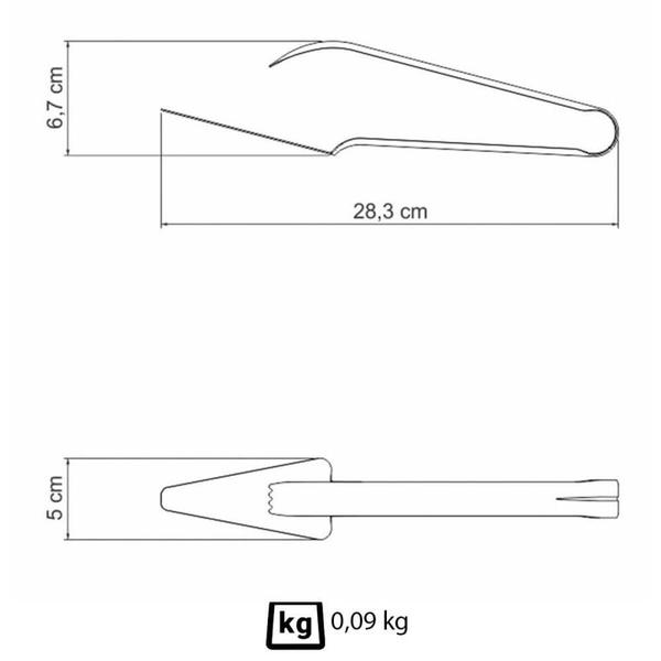 Imagem de Kit Cortador De Pizza Tramontina Marffim + 6 Pegadores Para Pizza Tramontina Utility 