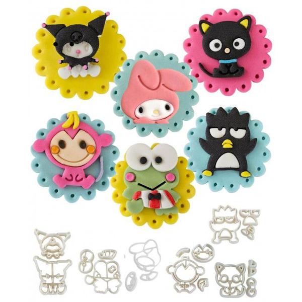 Imagem de Kit Cortadores Amigos da Hello Kitty 5,5cm