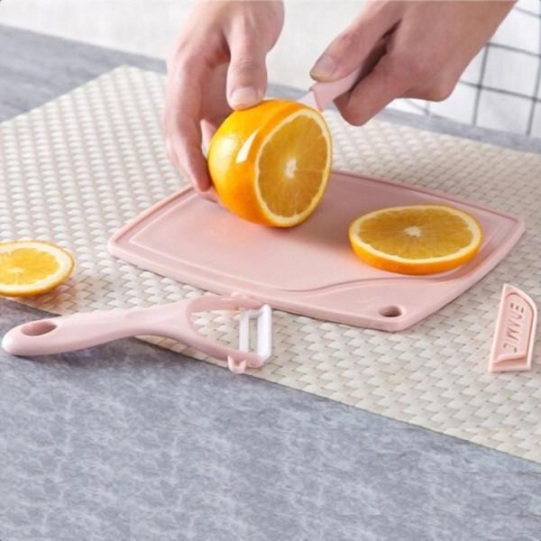 Kit Cortar E Descascar Frutas E Legumes 3 Peças - Generico Imagem de Kit Cortar E Descascar Frutas E Legumes 3 Peças