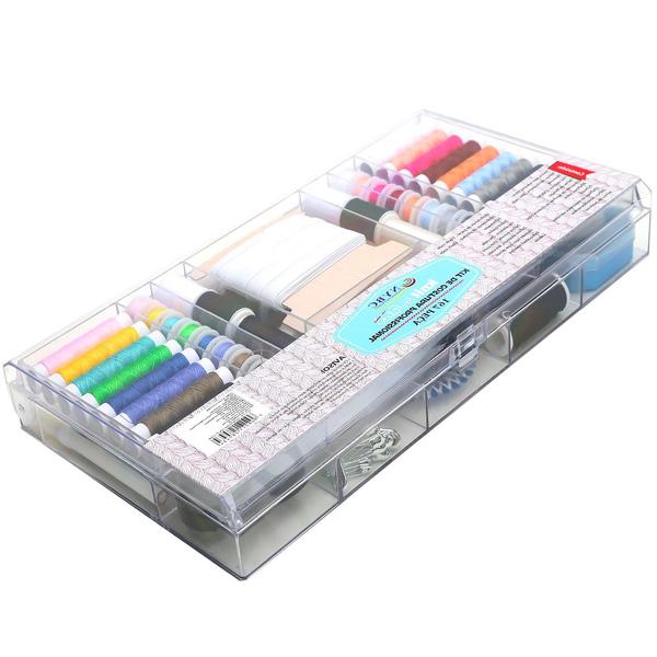 Kit Costura Com 167 Peças - Estojo Completo NYBC Imagem de Kit Costura Com 167 Peças - Estojo Completo NYBC