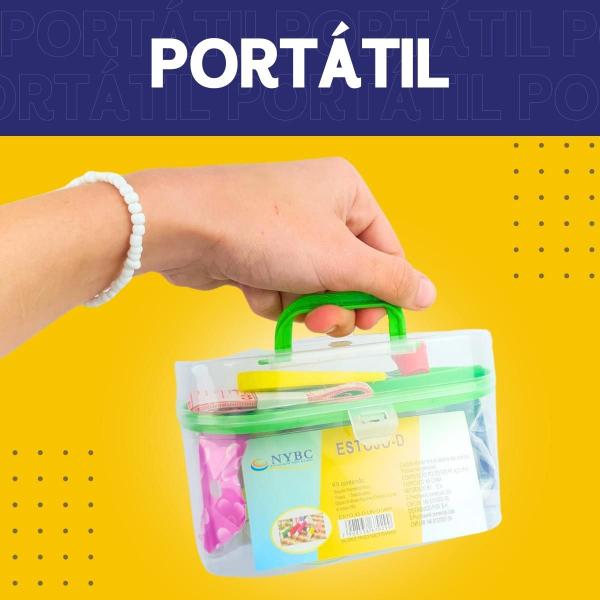 Kit Costura Linhas E Agulhas 46 Peças Completo - Nybc Imagem de Kit Costura Linhas E Agulhas 46 Peças Completo - Nybc