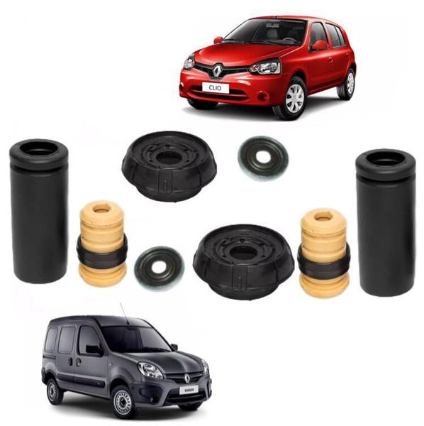 Imagem de Kit coxim batente amortecedor dianteiro renault clio kangoo