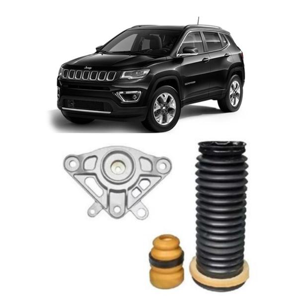 Imagem de Kit Coxim Batente Amortecedor Traseiro Jeep Compass 16/...