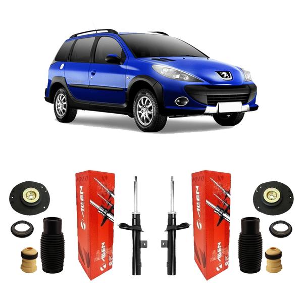 Imagem de Kit Coxim Dianteiro Peugeot 207 Sw 09-13 - Com Amortecedor