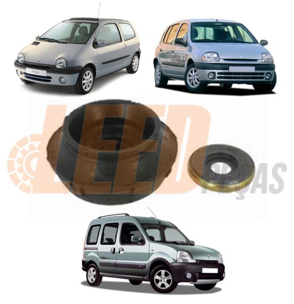 Imagem de Kit Coxim Rolamento Amortecedor Dianteiro Clio Twingo Kangoo