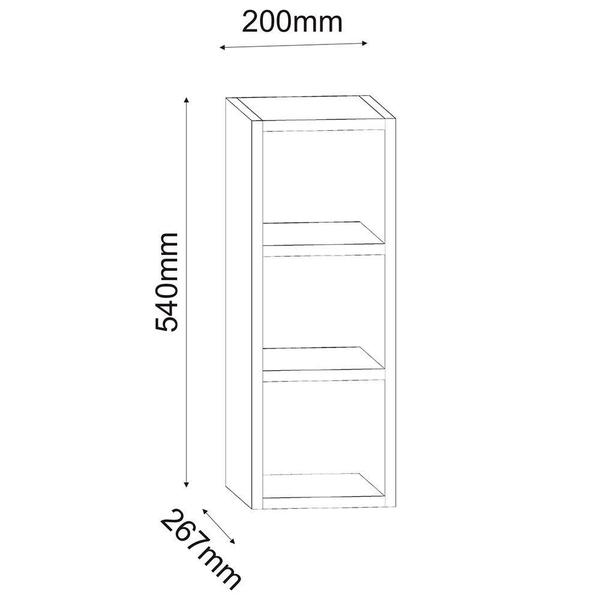 Imagem de Kit Cozinha Balcão e Aéreo com Nicho 180cm C/ Tampo - Vallisa Decor